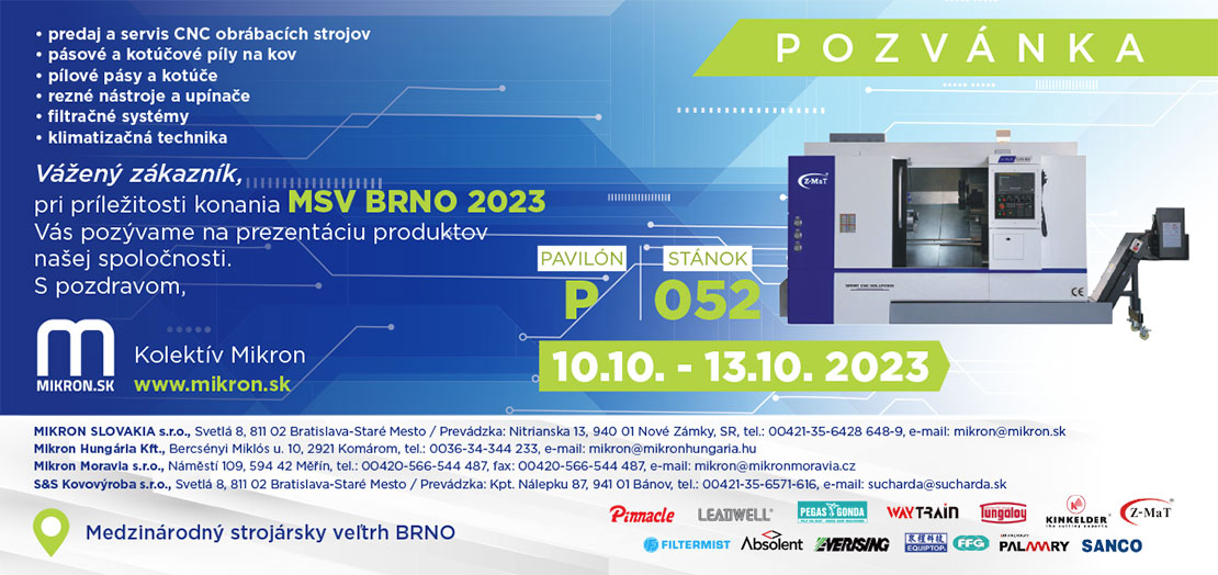 Invitation to MVS BRNO 2023
