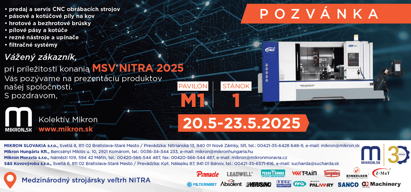 Pozvánka na MSV Nitra 2025