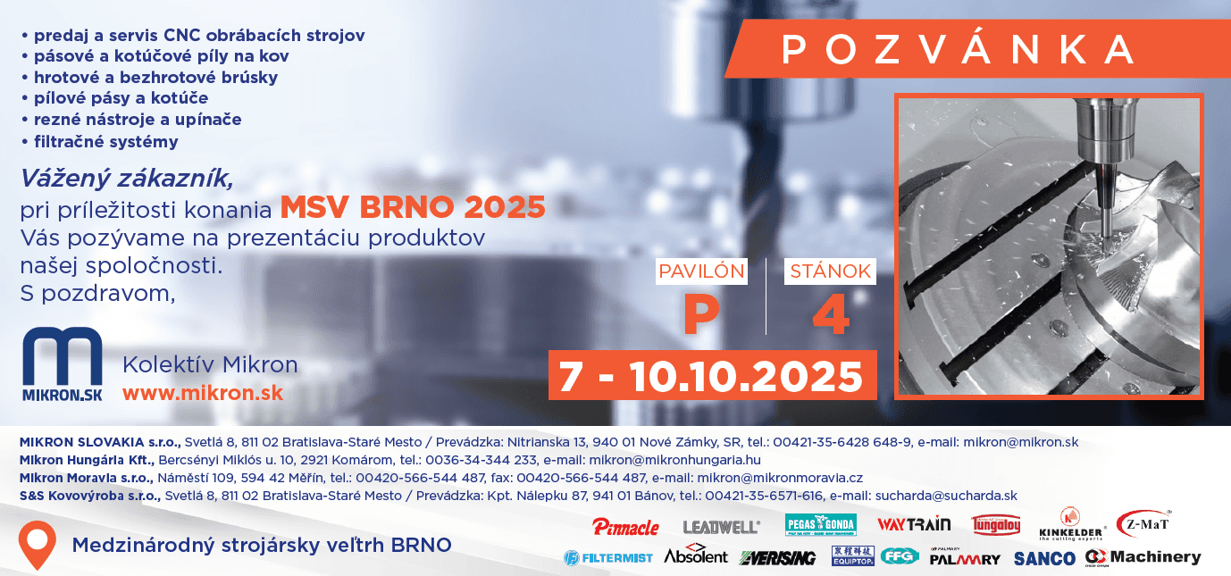 Pozvánka na MSV BRNO 2025